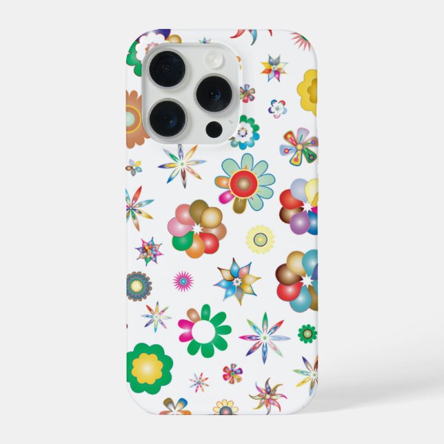 Floral Pattern iPhone Case (Back)