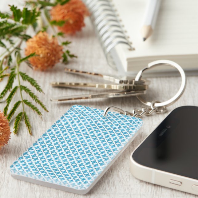Floral Pattern Keychain (Front Right)