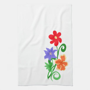 Floral Pattern Kitchen Towel