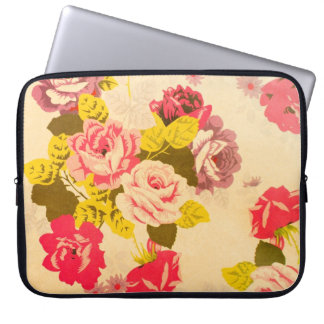 Floral pattern laptop sleeve