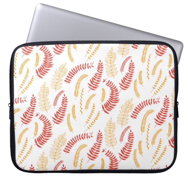 Floral pattern laptop sleeve (Front)