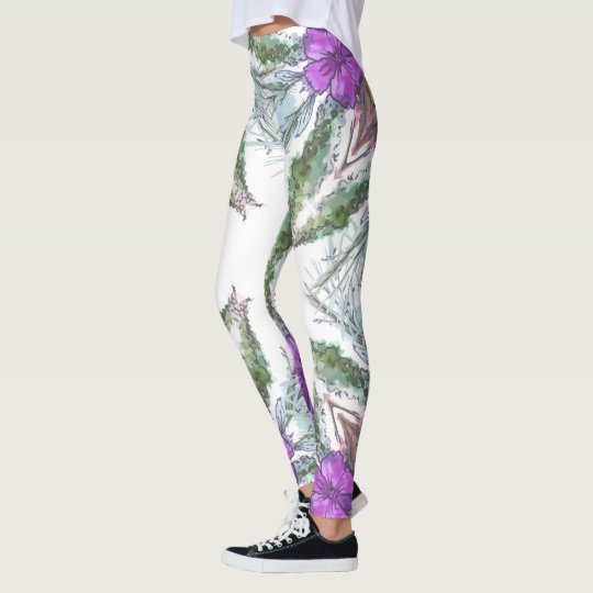 Floral Pattern Leggings