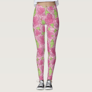Floral Pattern Leggings