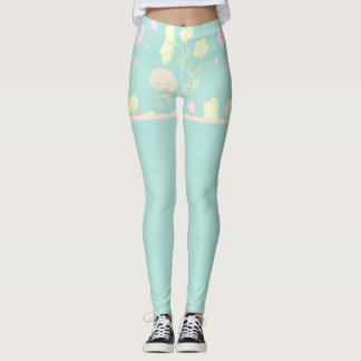 floral pattern leggings