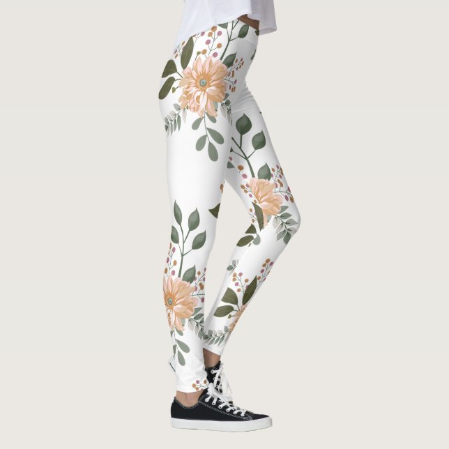 Floral Pattern Leggings (Right)