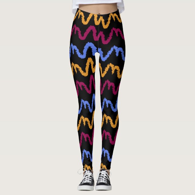 Floral Pattern Leggings (Front)