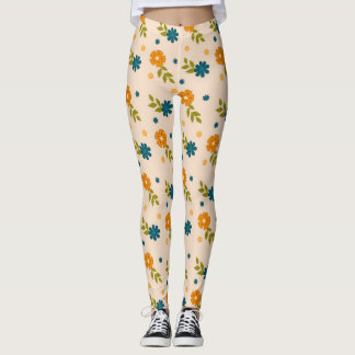 Floral Pattern Leggings