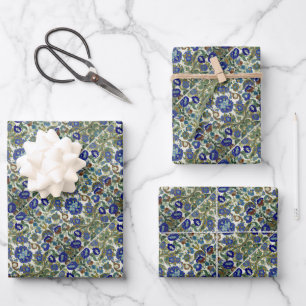 Floral Pattern Leggings Wrapping Paper Sheet