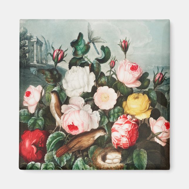 Floral Pattern Magnet (Front)
