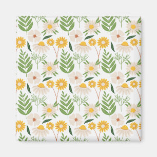 Floral Pattern Magnet