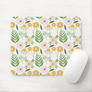 Floral Pattern Mouse Pad
