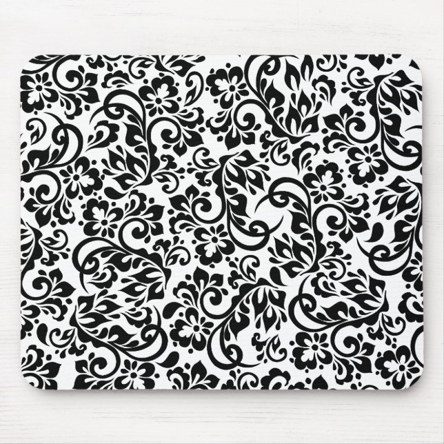 floral pattern mouse pad (Front)