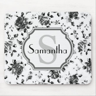 Floral Pattern Mouse Pad