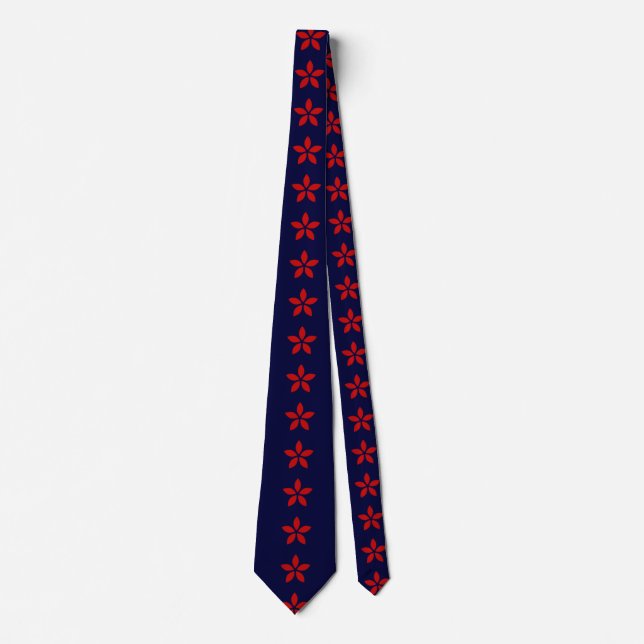 Floral Pattern Neck Tie (Front)