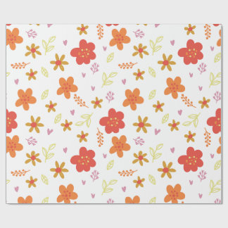 Floral Pattern Paper – Cute Seamless Flower Design