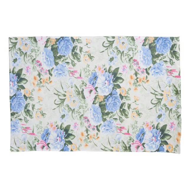 Floral pattern pillowcase (Front)