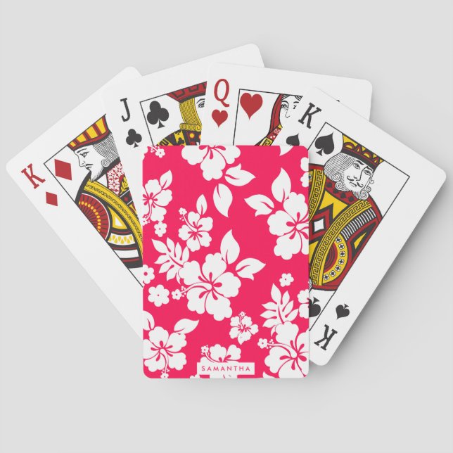 Floral Pattern Playing Cards (Back)