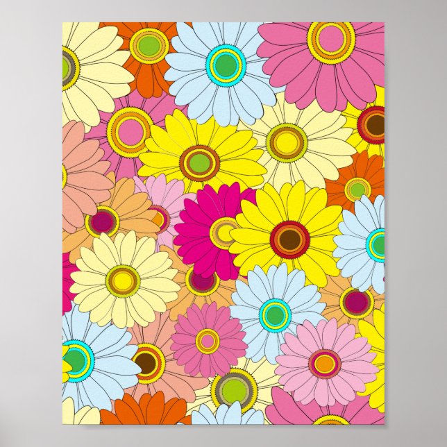 floral pattern poster (Front)