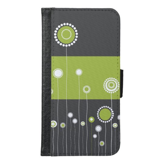 Floral Pattern Samsung Galaxy S6 Wallet Case