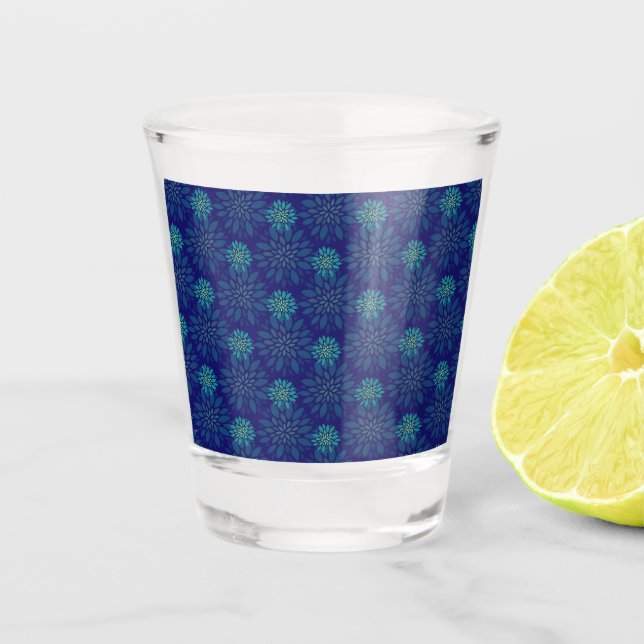 Floral Pattern Shot Glass (Front)
