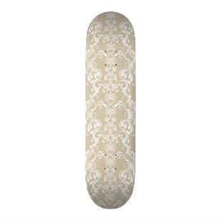 Floral Pattern Skateboard