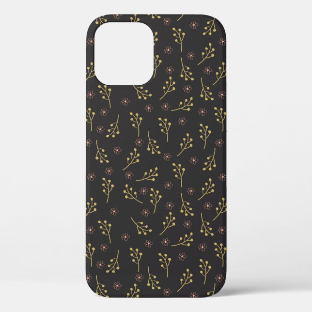 Floral pattern spring flowers Case-Mate iPhone case (Back)