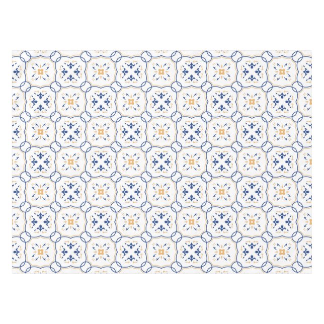 Floral Pattern Tablecloth (Front (Horizontal))