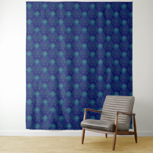 Floral Pattern Tapestry