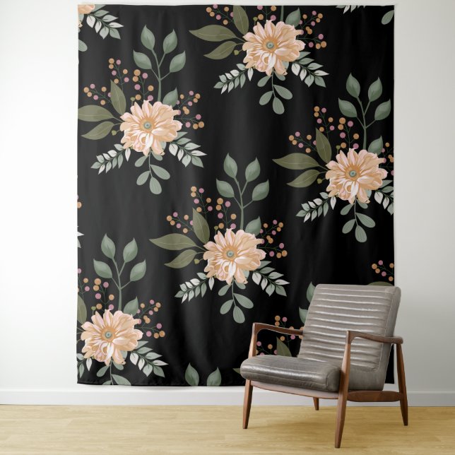 Floral Pattern Tapestry (In Situ)