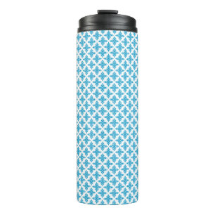 Floral Pattern Thermal Tumbler