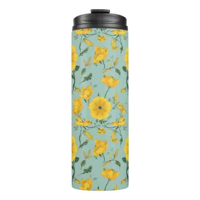 Floral Pattern Thermal Tumblers (Front)