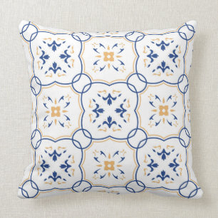 Floral Pattern Throw Pillow