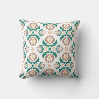 floral pattern throw pillow