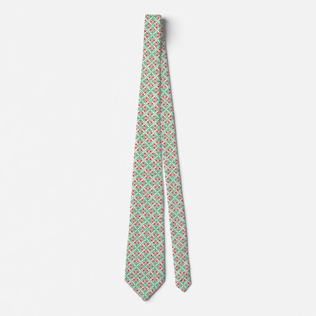 Floral pattern tie (Front)