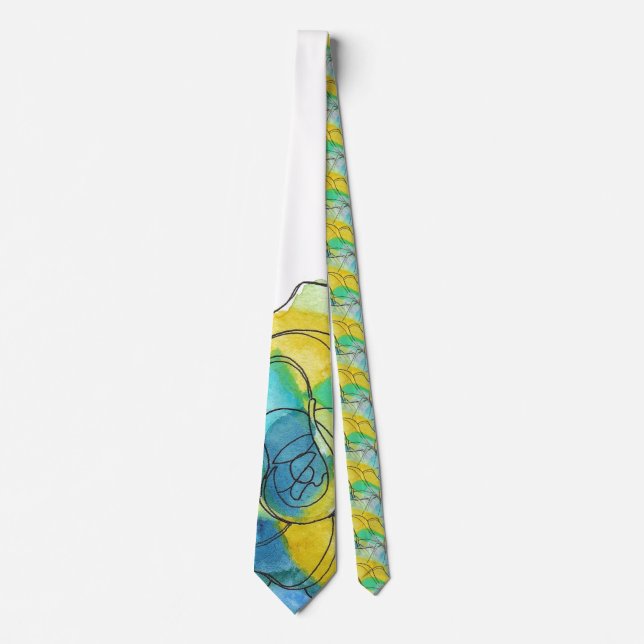 Floral Pattern Tie (Front)