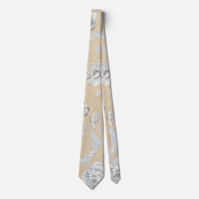 Floral pattern tie (Front)