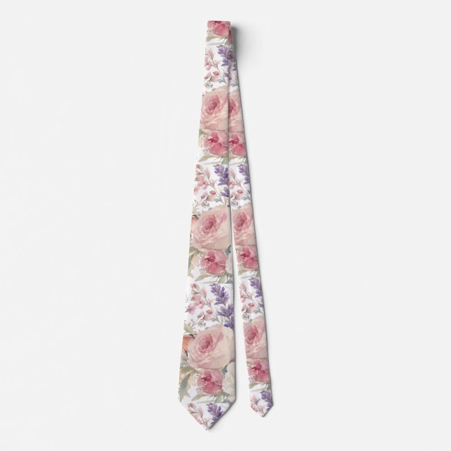floral  pattern tie (Front)