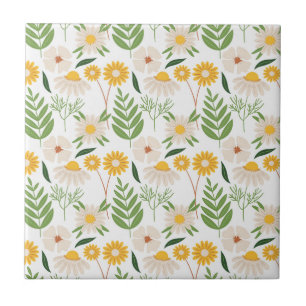 Floral Pattern Tile