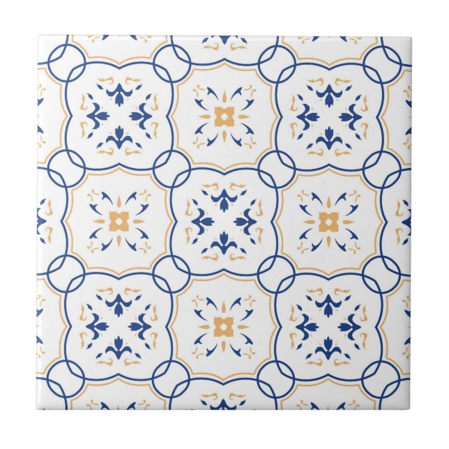 Floral Pattern Tile (Front)
