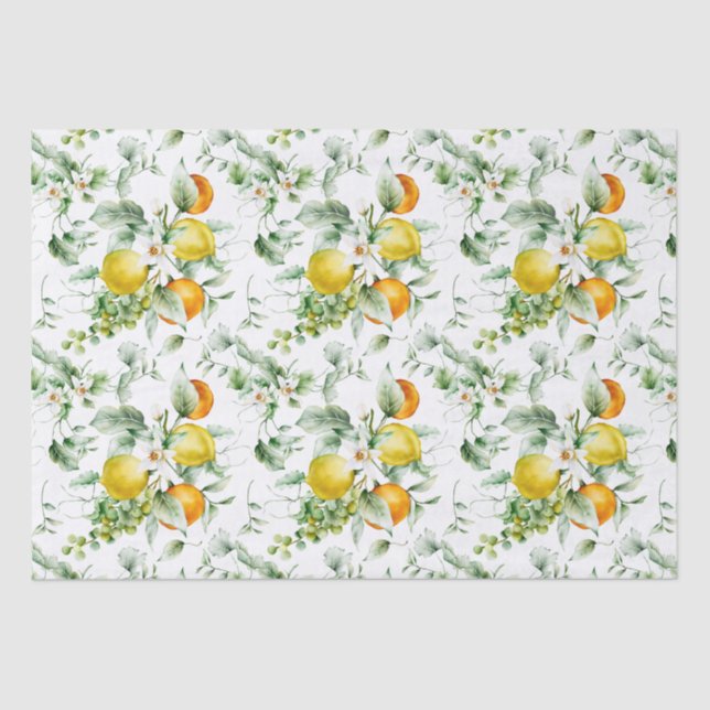 Floral pattern  tissue paper (Front)