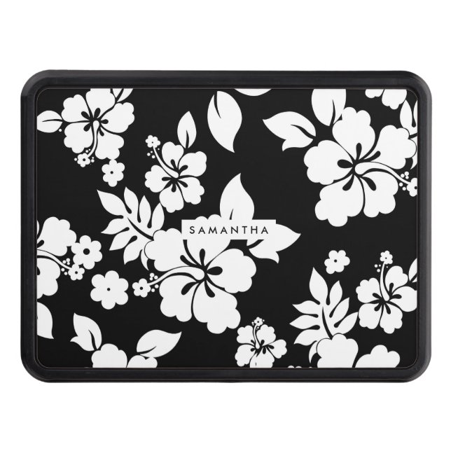 Floral Pattern Trailer Hitch Cover (Front)