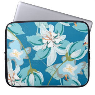 Floral pattern, versatile flower design. laptop sleeve