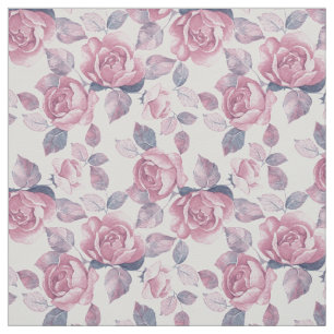 Floral pattern. Vintage roses Fabric