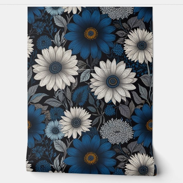 Floral Pattern  Wallpaper (Unrolling)