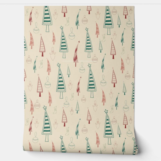 Floral Pattern  Wallpaper (Unrolling)