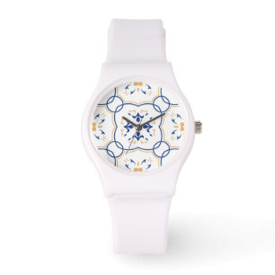 Floral Pattern Watch