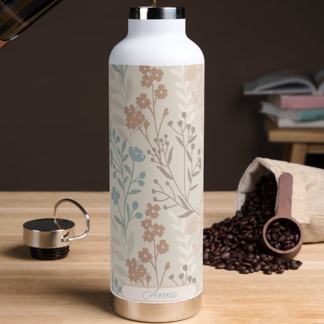 Floral Pattern Water Bottle (Creator Uploaded)