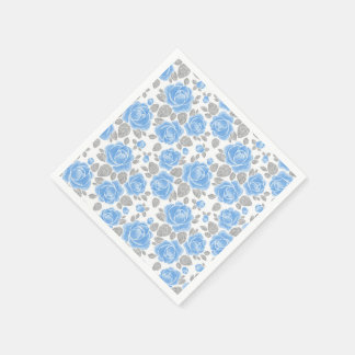 Floral pattern. Watercolor roses /2 Napkin