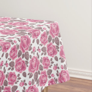 Floral pattern. Watercolor roses /52 Tablecloth