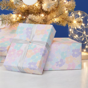 Floral Pattern   Whimsical  Spring Blooms Wrapping Paper
